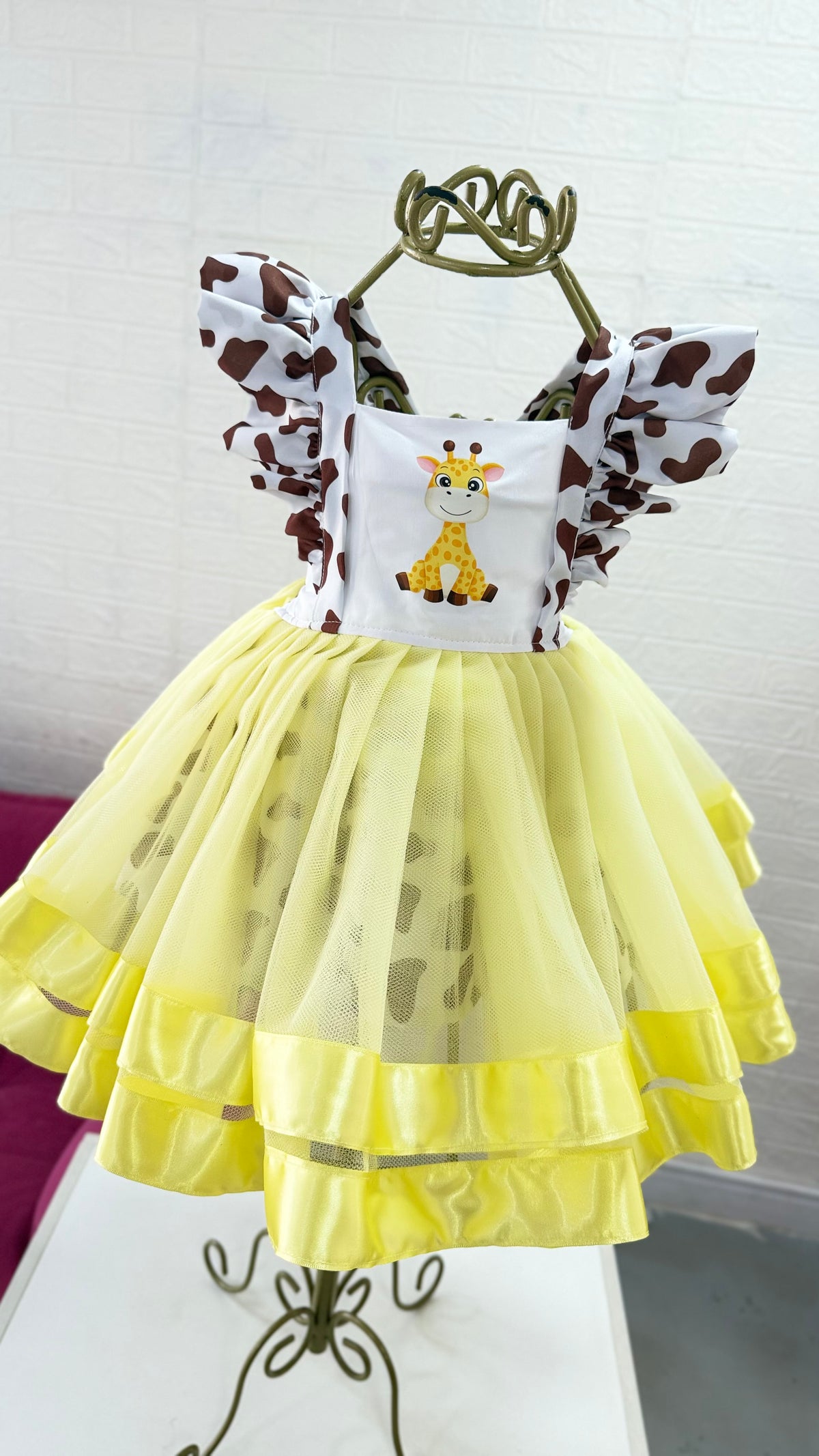 Romper vestido Girafa baby