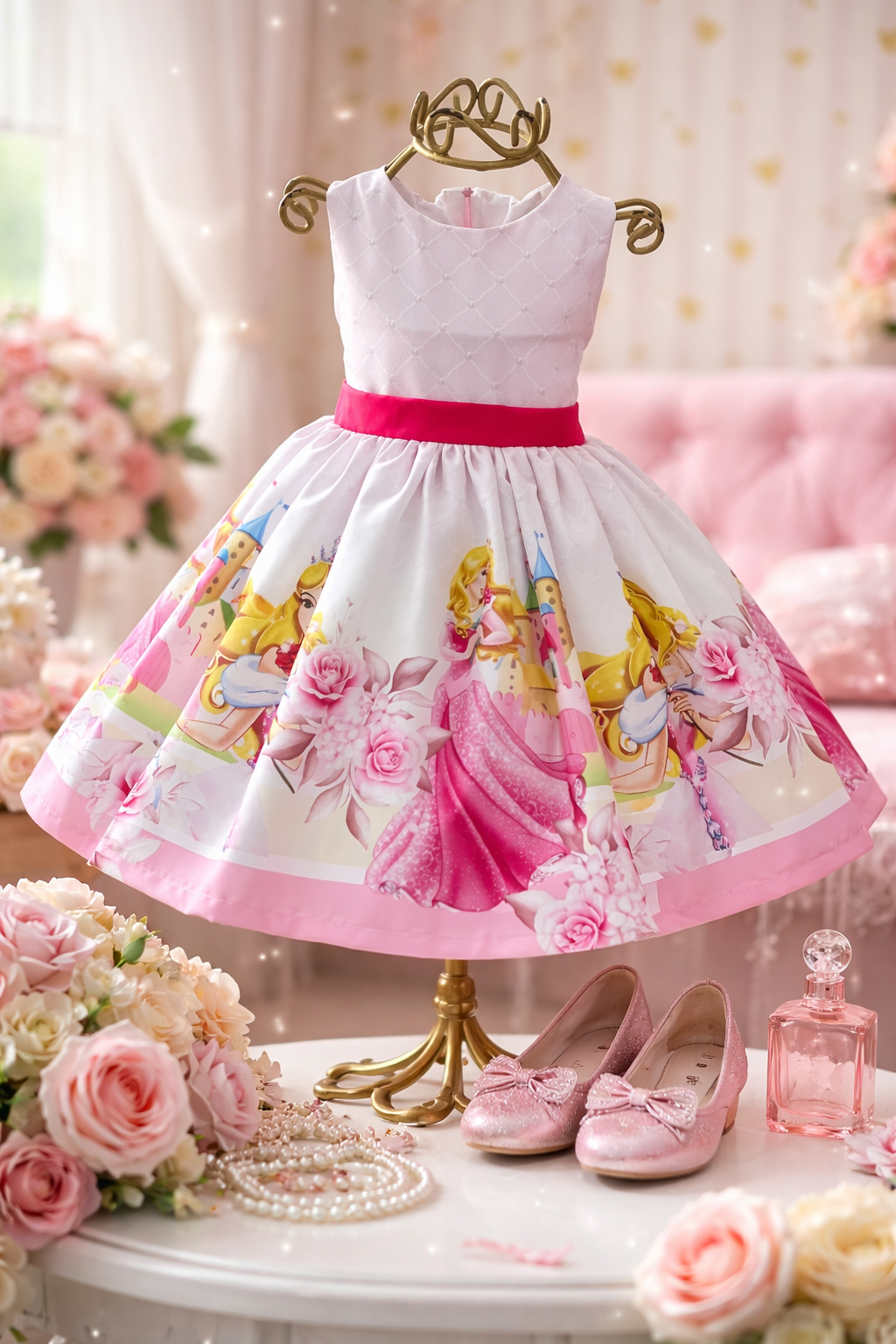 Vestido Aurora Bela adormecida
