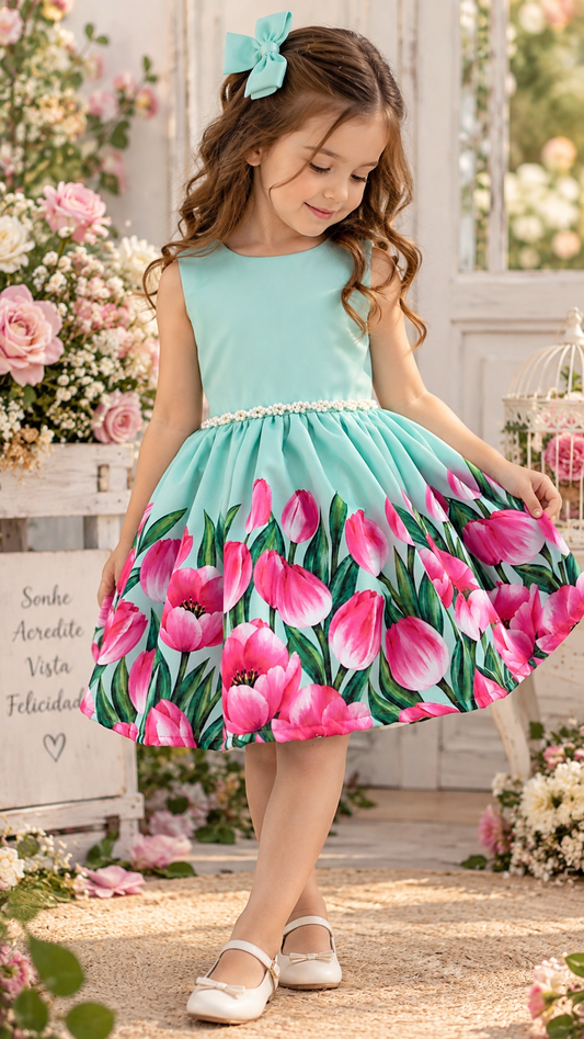 Vestido tulipas
