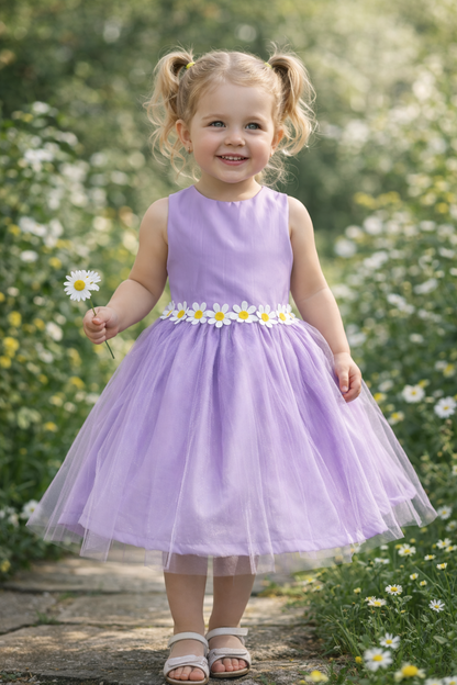 Vestido lilás Margarida