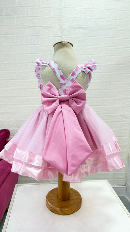 Romper vestido fazendinha