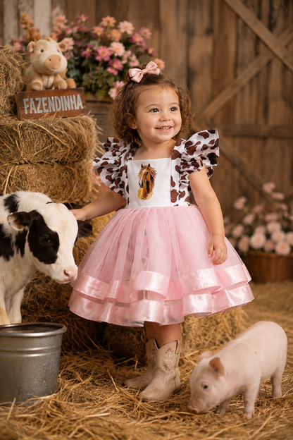 Romper vestido fazendinha 2