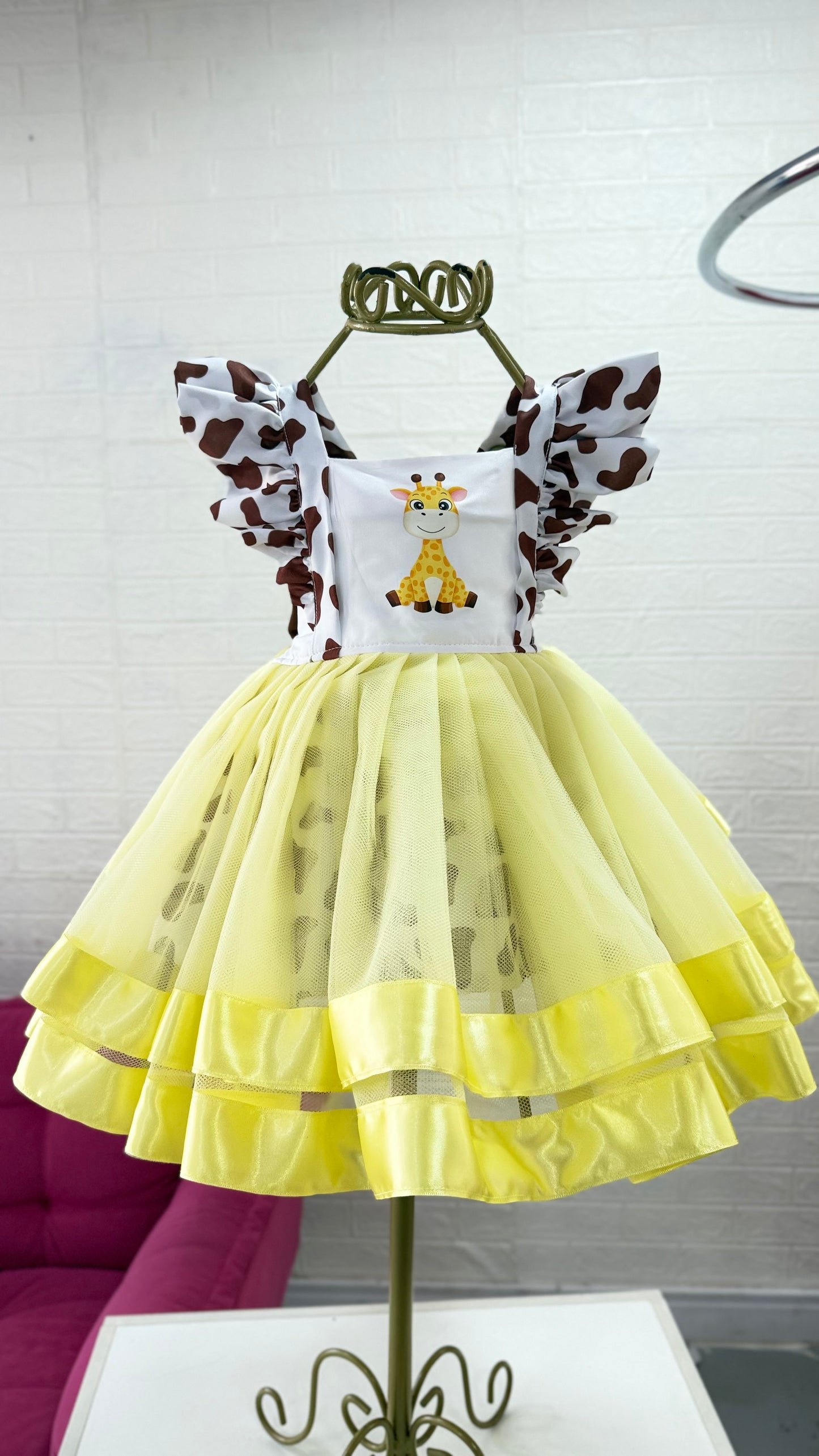 Romper vestido Girafa baby