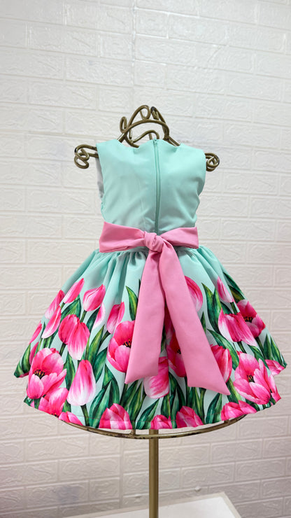 Vestido tulipas