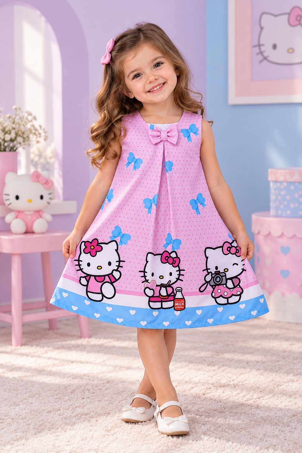 Vestido Hello Kitty